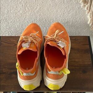 Sorel Bright Orange Sneakers with Yellow Details